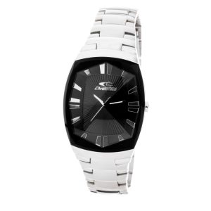 Chronotech Silver Stainless Steel Dress Watch
