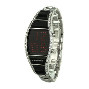 Chronotech Silver Stainless Steel Digital Watch