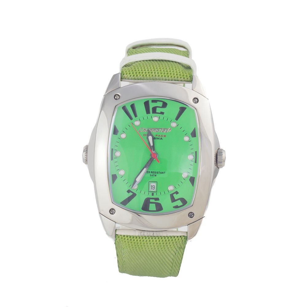 Chronotech Bicolor Leather Dress Watch - Image 2