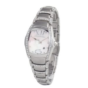 Chronotech Silver Stainless Steel Dress Watch