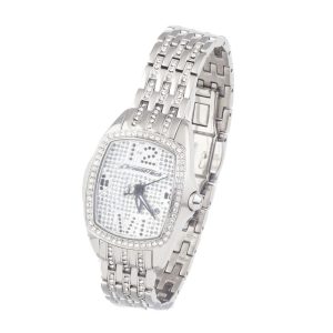 Chronotech Silver Stainless Steel Dress Watch