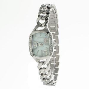 Chronotech Silver Stainless Steel Dress Watch