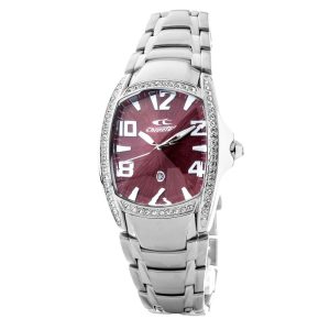 Chronotech Silver Stainless Steel Dress Watch