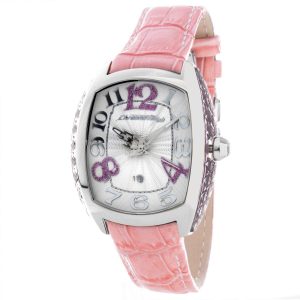 Chronotech Multicolor Leather Dress Watch