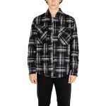 Gianni Lupo Black Polyester Coat