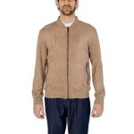 Hamaki-Ho Brown Polyester Bomber