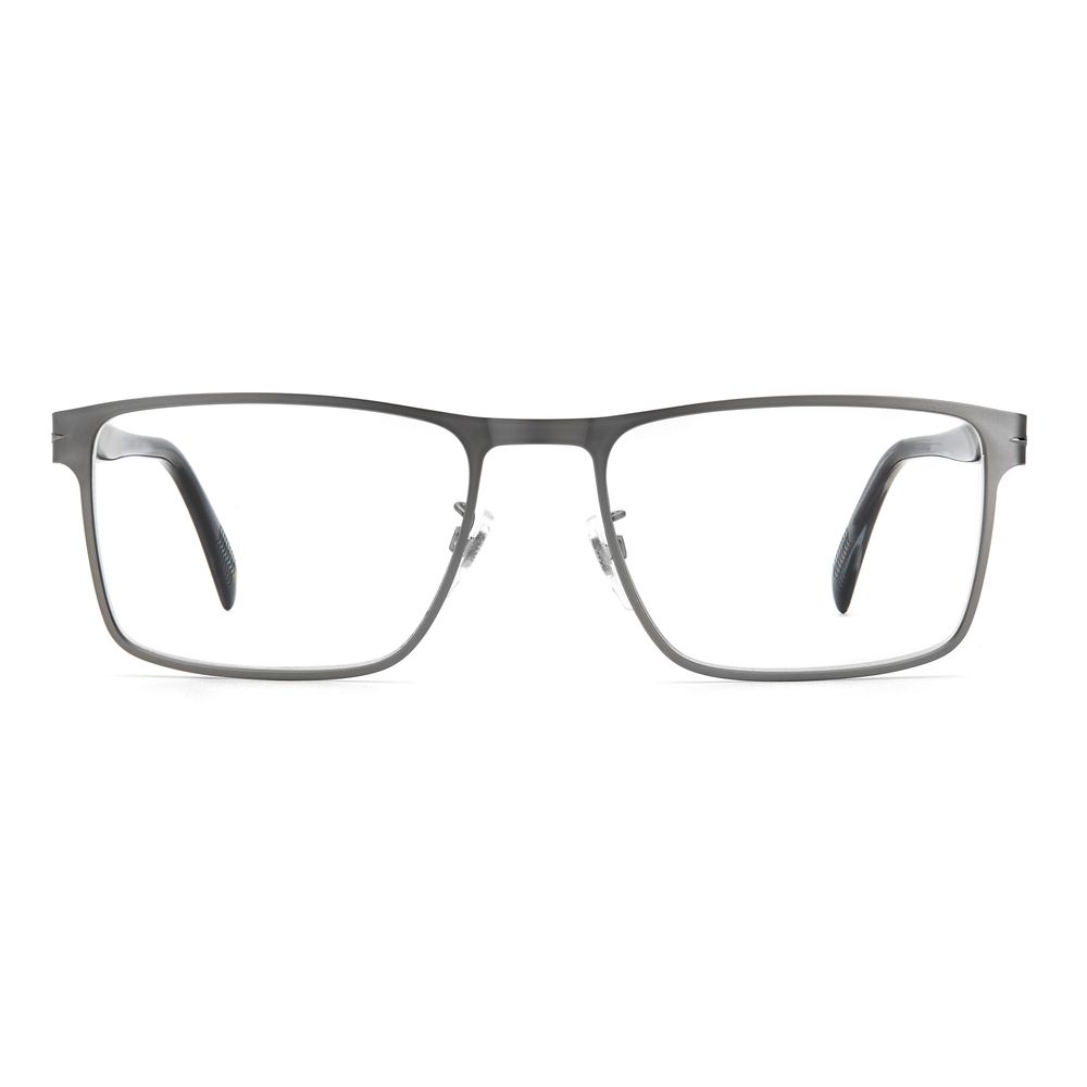David Beckham Gray Metal Glasses (Frames) - Image 2