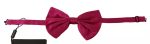Dolce & Gabbana Pink 100% Silk Adjustable Neck Bow Tie Men