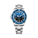 Bobroff Silver Stainless Steel Sport Watch