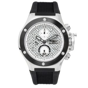 Bobroff Black Rubber Sport Watch