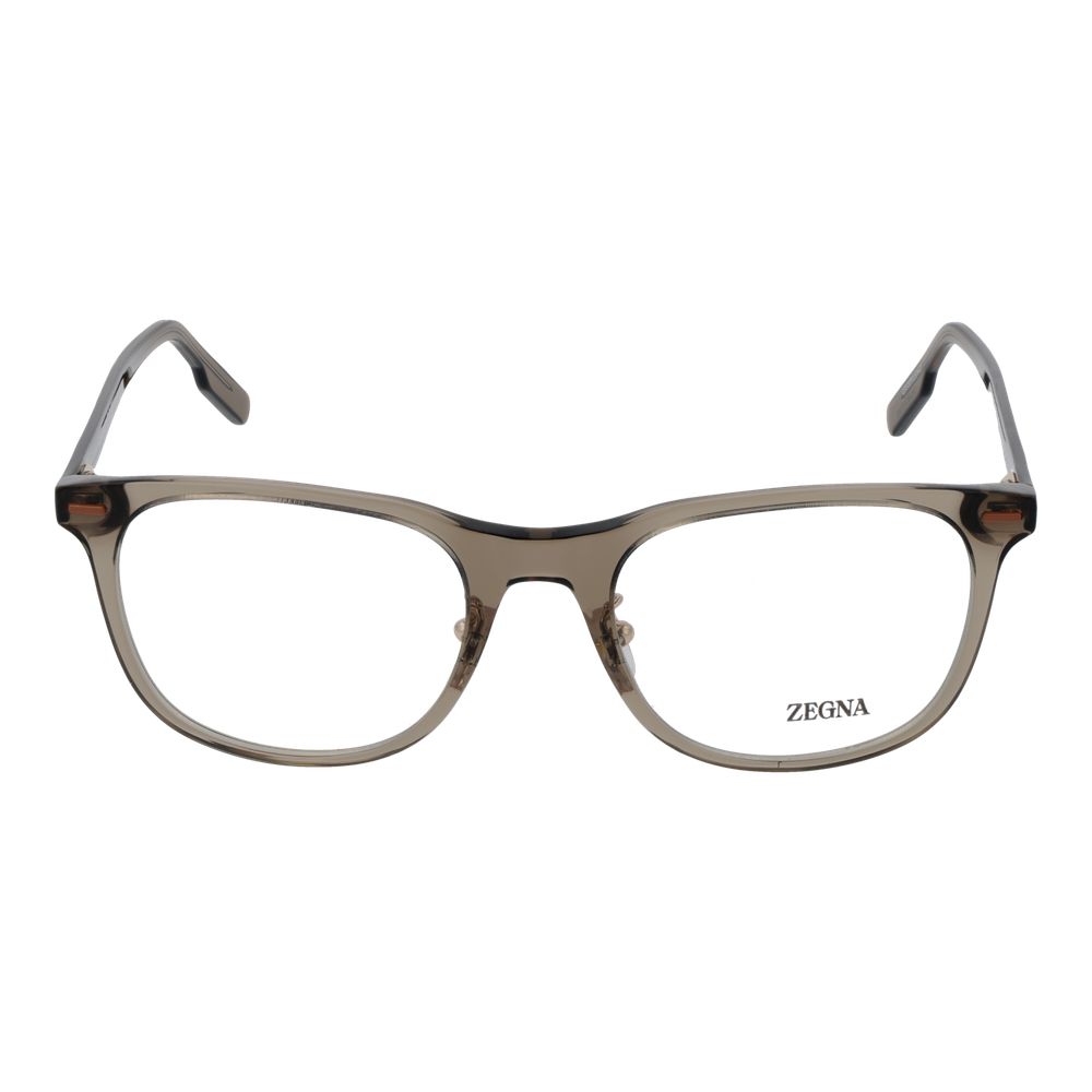 Ermenegildo Zegna Brown Acetate Glasses (Frames) - Image 2