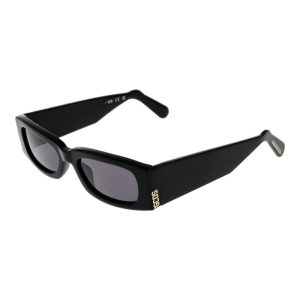 GCDS Black Acetate Sunglasses