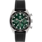 Adidas Black Synthetic Sport Watch