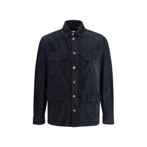 Brunello Cucinelli Suede leather shirt Jacket