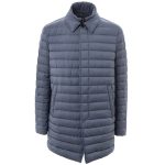 Herno Blue Polyester Coat