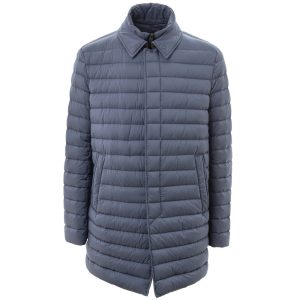 Herno Blue Polyester Coat