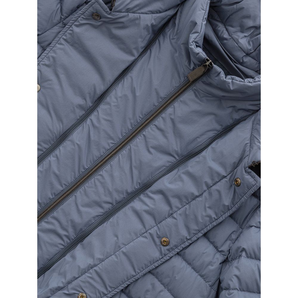 Herno Blue Polyester Coat - Image 5