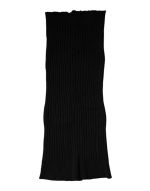 Dolce & Gabbana Black Cashmere Knitted Neck Warmer Foulard Scarf