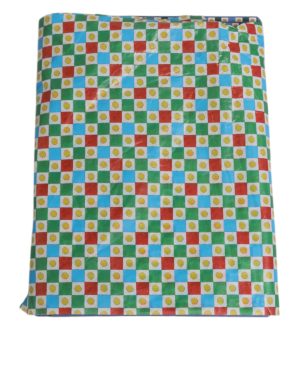 Dolce & Gabbana Multicolor Carretto Siciliano Envelope Post Card Holder