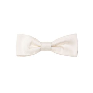 Dolce & Gabbana White Silk Bowtie