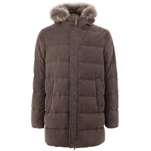 Herno Brown Cotton Bomber