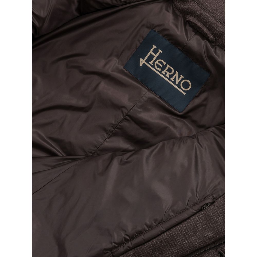 Herno Brown Wool Jackets & Coat - Image 5
