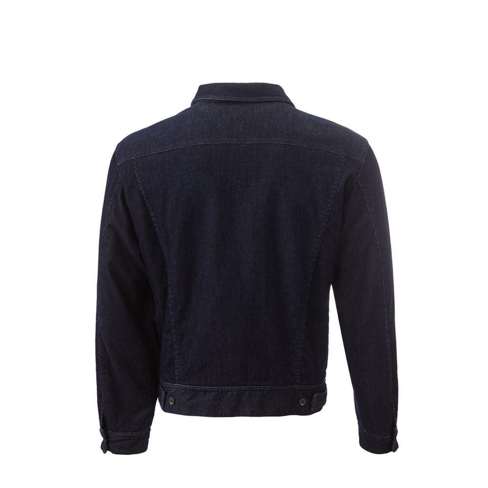 Lardini Blue Cotton Denim Jacket - Image 2