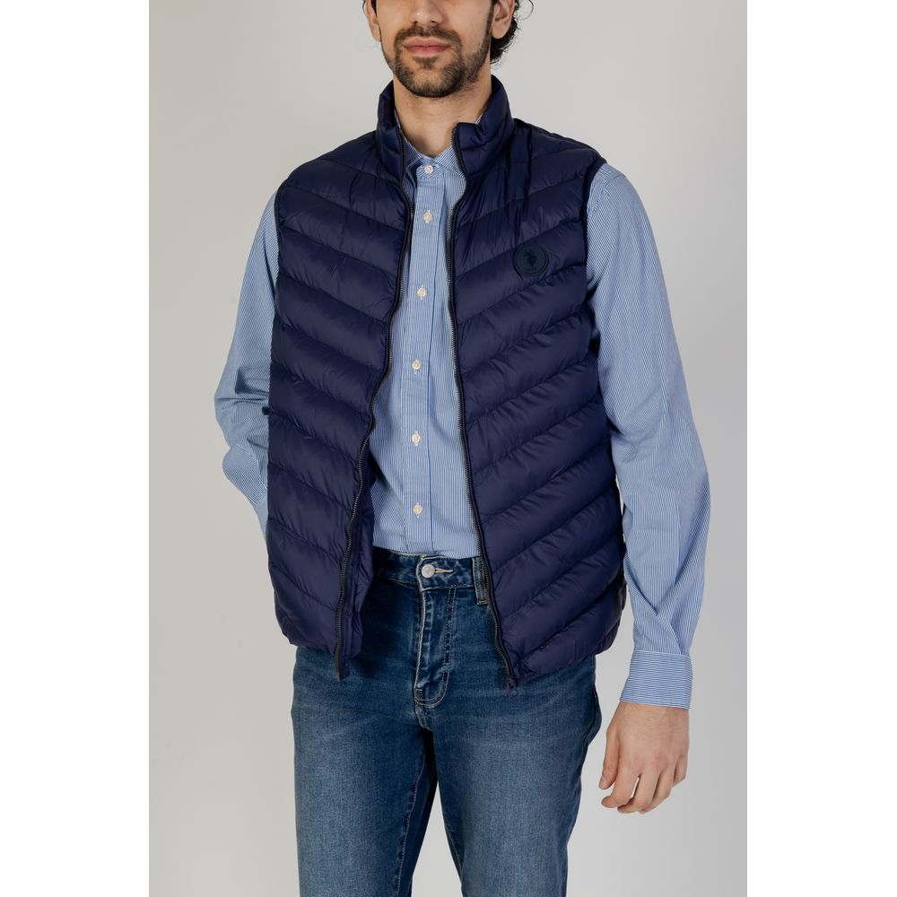 U.S. POLO ASSN. Blue Polyamide Sleeveless Jacket - Image 5