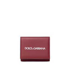 Dolce & Gabbana Red Calfskin Wallet