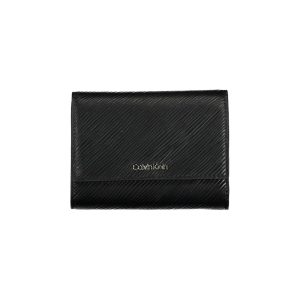 Calvin Klein Black Polyurethane Women Wallet