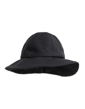 Dolce & Gabbana Black Cotton Wide Brim Bucket Hat