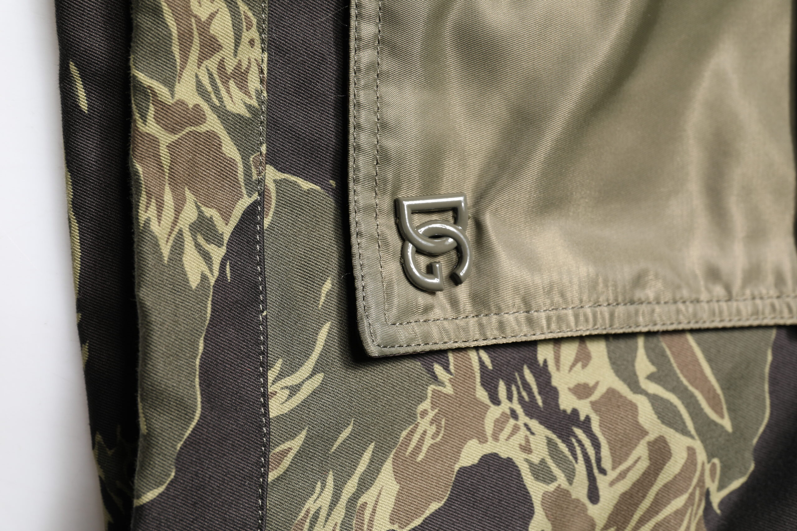 Dolce & Gabbana Multicolor Camouflage Cotton Bomber Jacket - Image 6