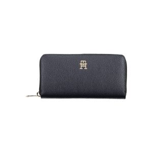 Tommy Hilfiger Blue Polyurethane Women Wallet