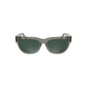 Calvin Klein Grigio Acetate Women Sunglass
