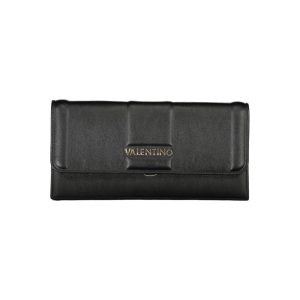 Mario Valentino Black Polyurethane Women Clutch