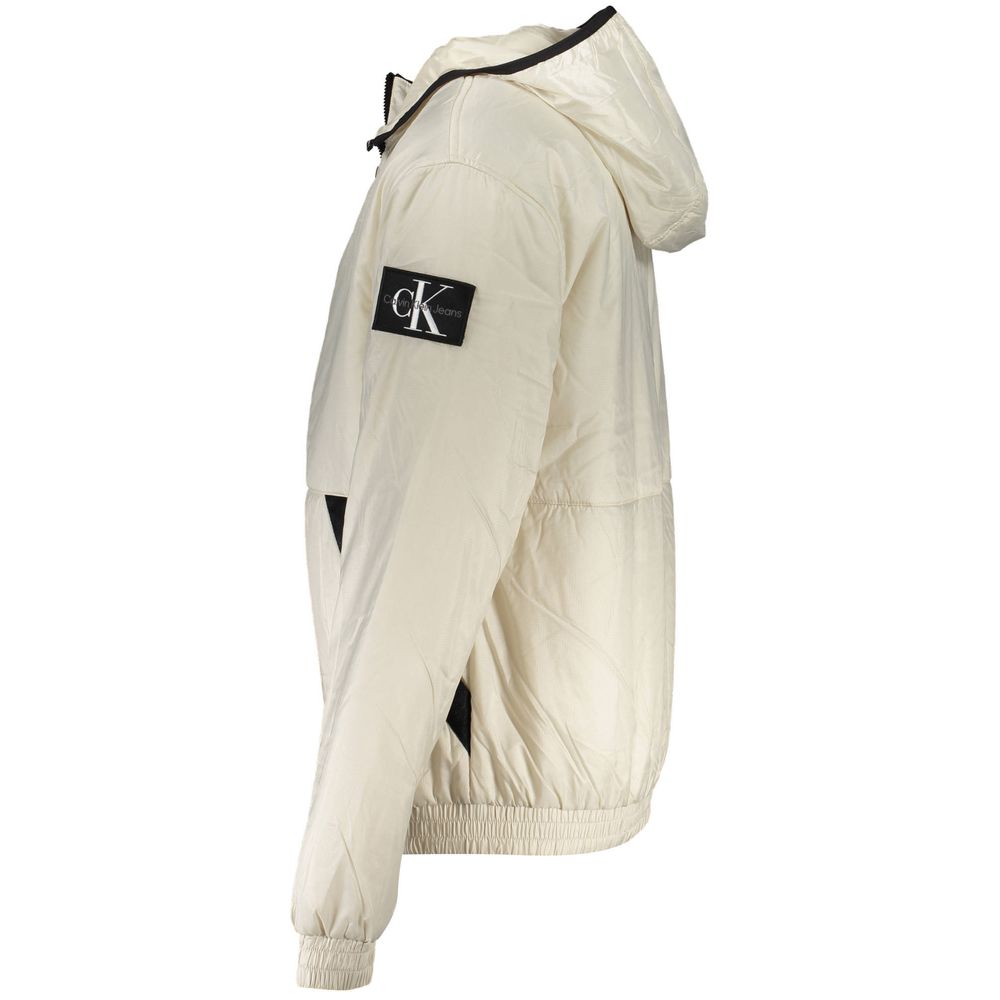 Calvin Klein Beige Recycled Polyester Men's Jacket - Image 2