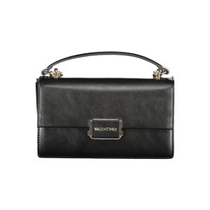 Mario Valentino Black Polyurethane Women Shoulder Bag