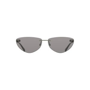Calvin Klein Black Metal Women Sunglass