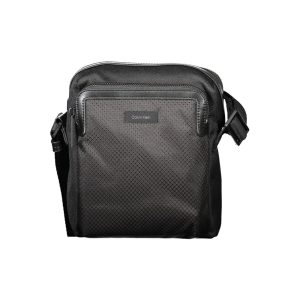 Calvin Klein Black Polyester Men's Shoulder Bag