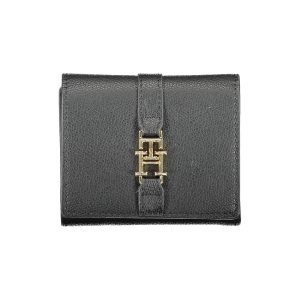 Tommy Hilfiger Black Polyurethane Women Wallet