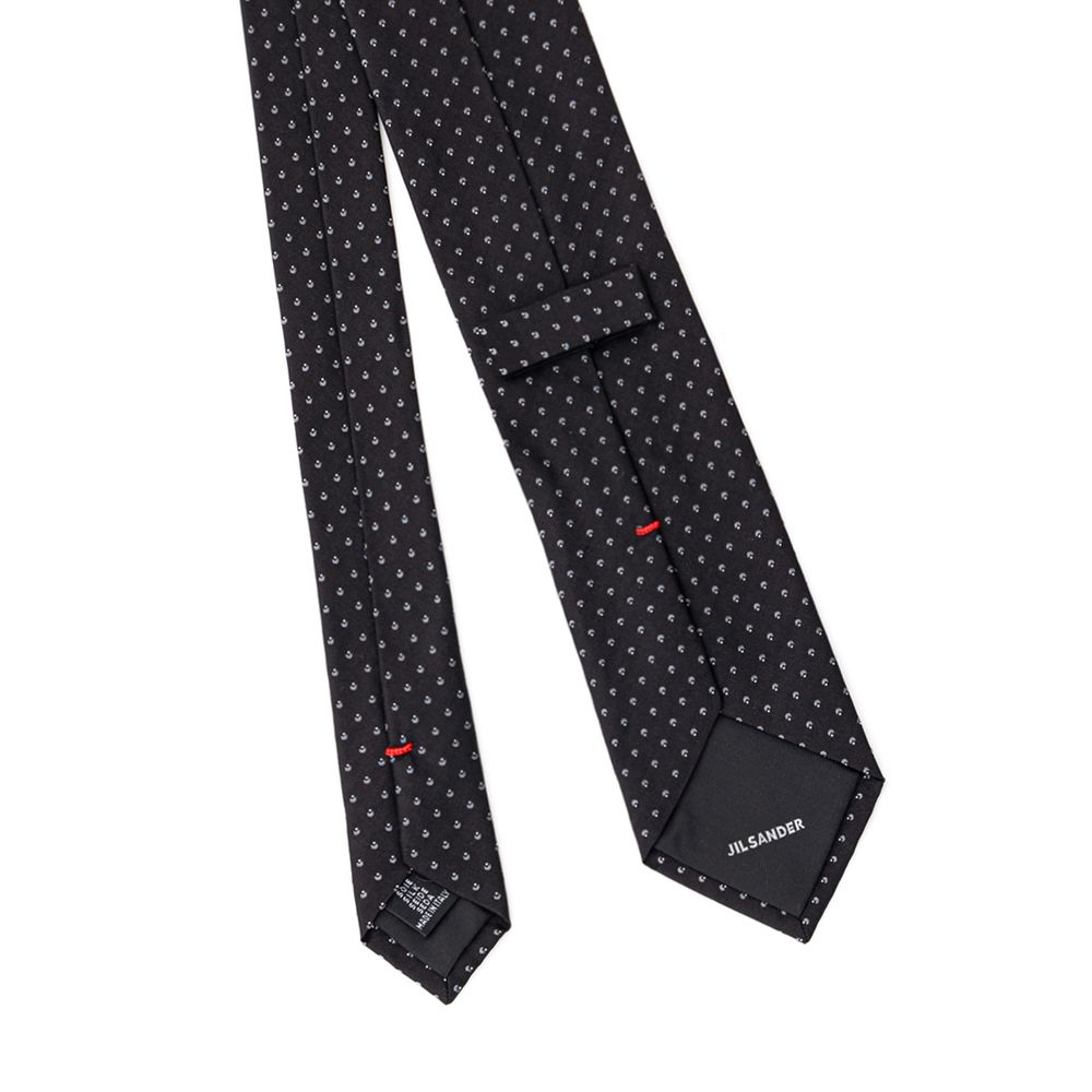 Jil Sander Blue Silk Tie - Image 3