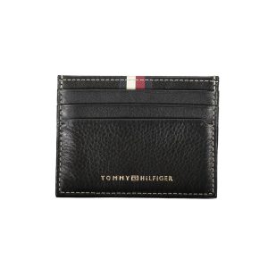 Tommy Hilfiger Nero Leather Mens Wallet Holder