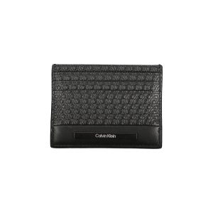 Calvin Klein Black Polyurethane Men Wallet