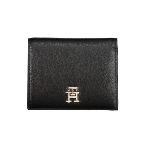 Tommy Hilfiger Black Polyurethane Women Wallet