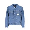 Calvin Klein Blu Cotton Men Jacket