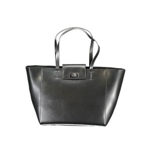 Calvin Klein Black Recycled Polyester Women Handbag