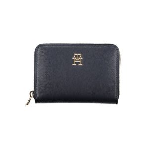 Tommy Hilfiger Blue Polyurethane Women Wallet