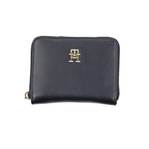 Tommy Hilfiger Blue Polyurethane Women Wallet