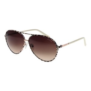 Guess Beige Metal Sunglasses
