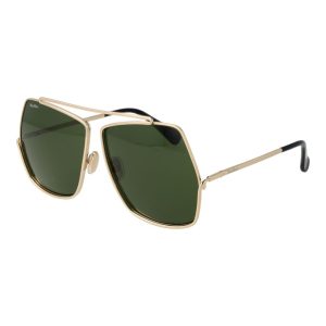 Max Mara Gold Metal Sunglasses